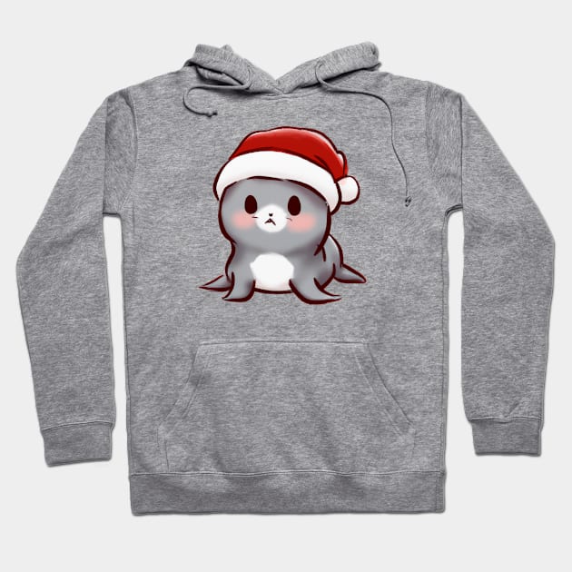 Cute Seal Drawing Hoodie by Play Zoo